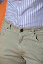 Harris 5-Taschen Herrenjeans in Gabardine mit Camouflage-Muster Slim Fit