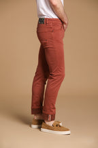 Harris 5-Taschen Herrenjeans in Gabardine mit Camouflage-Muster Slim Fit