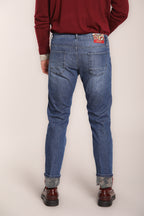Foto 5 Harris Regular pantalone 5 tasche uomo in denim regular fit