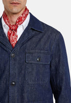 Work men's overshirt jacket in denim