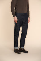 Foto 4 New York pantalone chino uomo in denim stretch regular fit