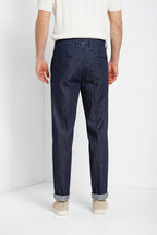 Boston pantalon chino homme en denim relaxed fit