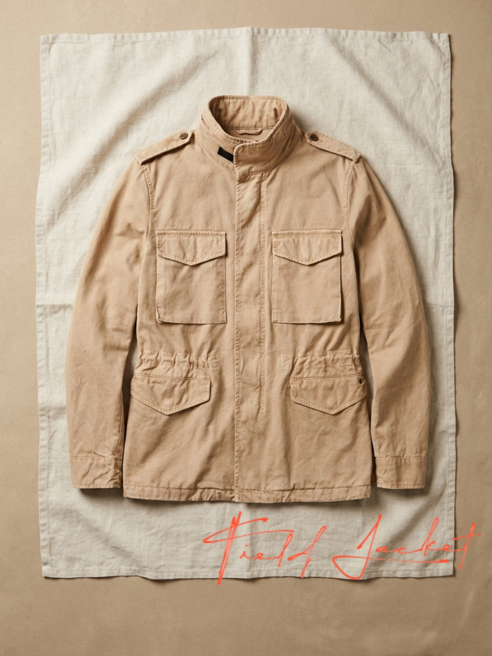 Field men's Jacket M74 in oxford canvas 
