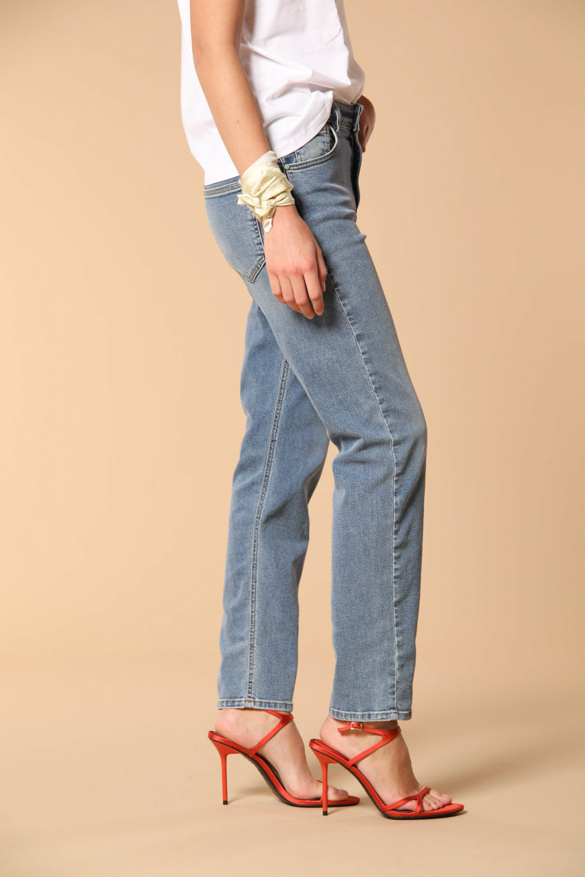 Agnes Damen 5-Taschen-Jeans in Stretch-Denim Blau Regular Fit