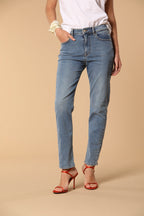 Agnes Damen 5-Taschen-Jeans in Stretch-Denim Blau Regular Fit