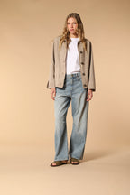 Vivienne 5-Taschen-Damenjeans in Denim Balloon Fit