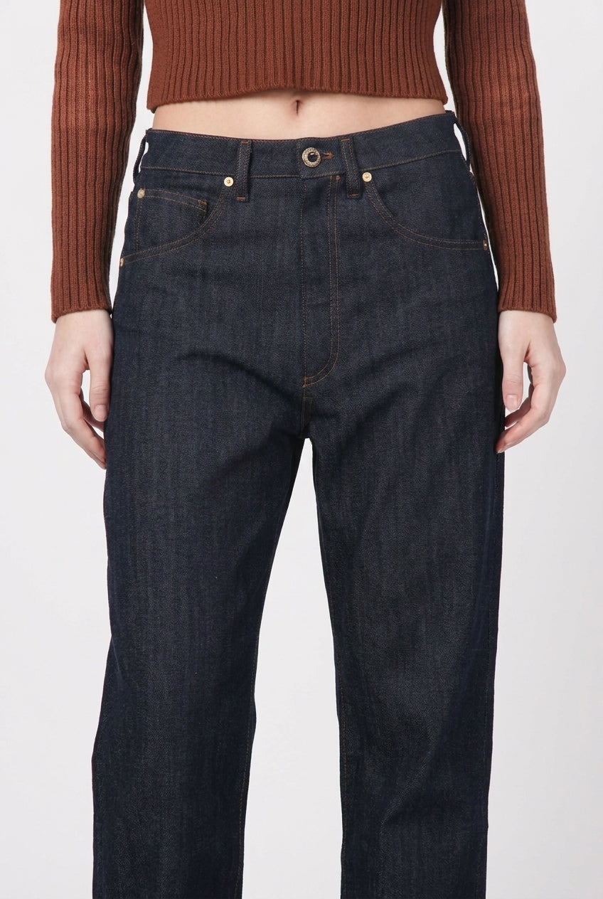 Vivienne pantalón chino 5 bolsillos de mujer en denim stretch con Balloon Fit

