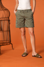 Chile Damen Bermuda Cargo aus leichtem Stretch-Cotton-Twill Relaxed Fit