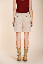 Chile Bermuda Cargo Damen aus leichtem Stretch-Twill slim fit