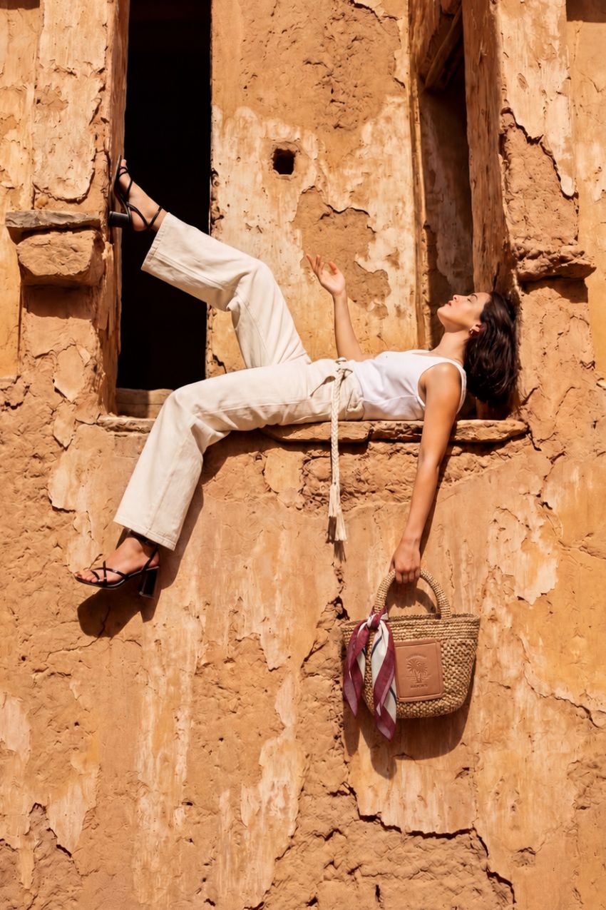 Straw Bucket Bag