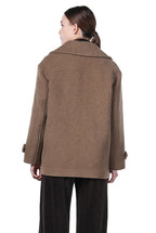 Leonie cappotto donna in panno morbido di lana
