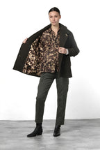 Leonie cappotto donna in panno morbido di lana