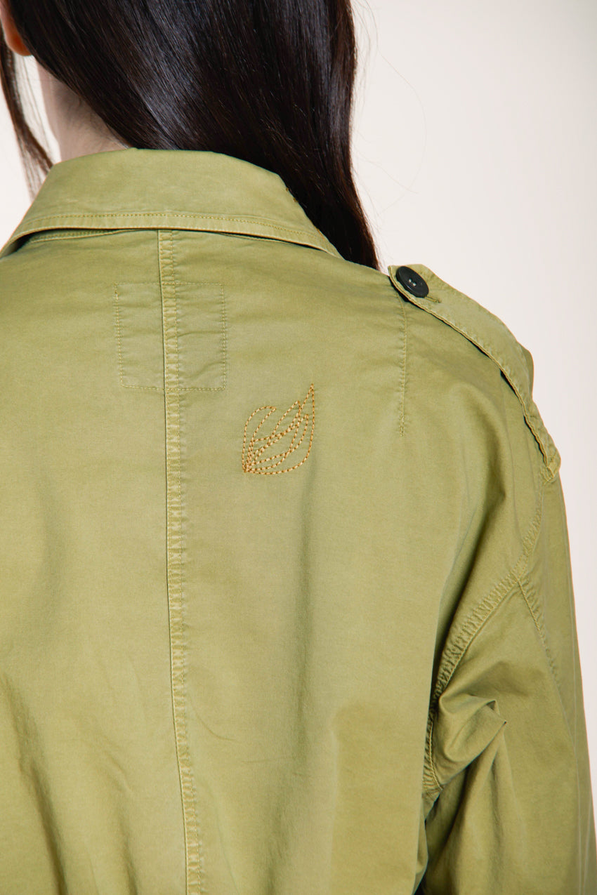 Florence New Jacke Damen aus leicht Stretch Twill Blumenstickerei