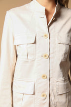 Karen Field Jacket Damen aus elastischem Sweatstoff