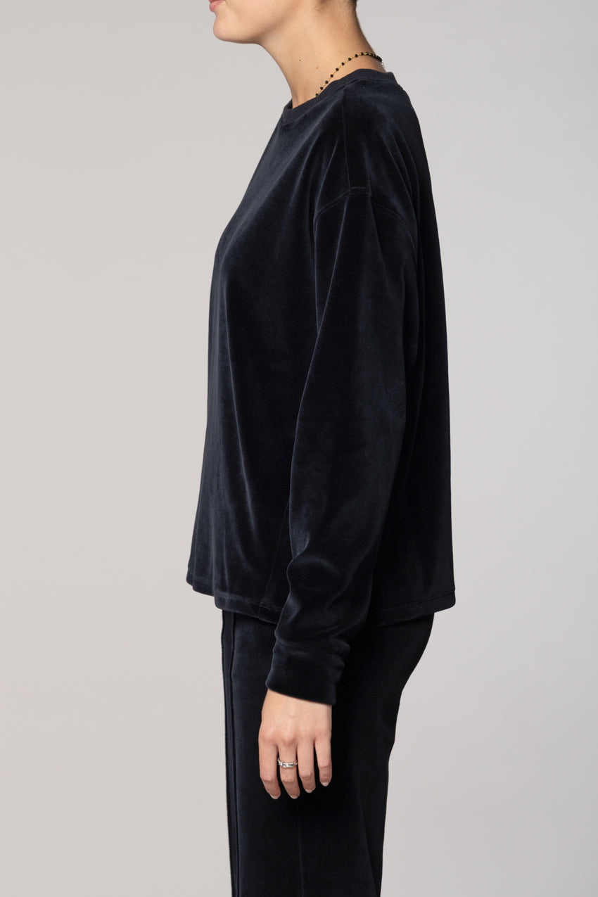 Beverly Damen-Sweatshirt aus Jersey Chenille