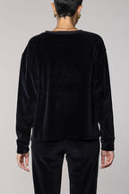 Beverly Damen-Sweatshirt aus Jersey Chenille