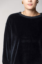 Beverly Damen-Sweatshirt aus Jersey Chenille