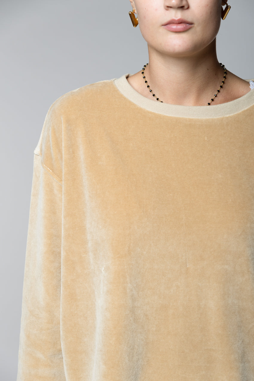 Beverly Damen-Sweatshirt aus Jersey Chenille