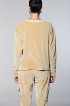 Beverly Damen-Sweatshirt aus Jersey Chenille