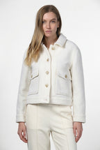 Odette giacca donna in lana bouclé