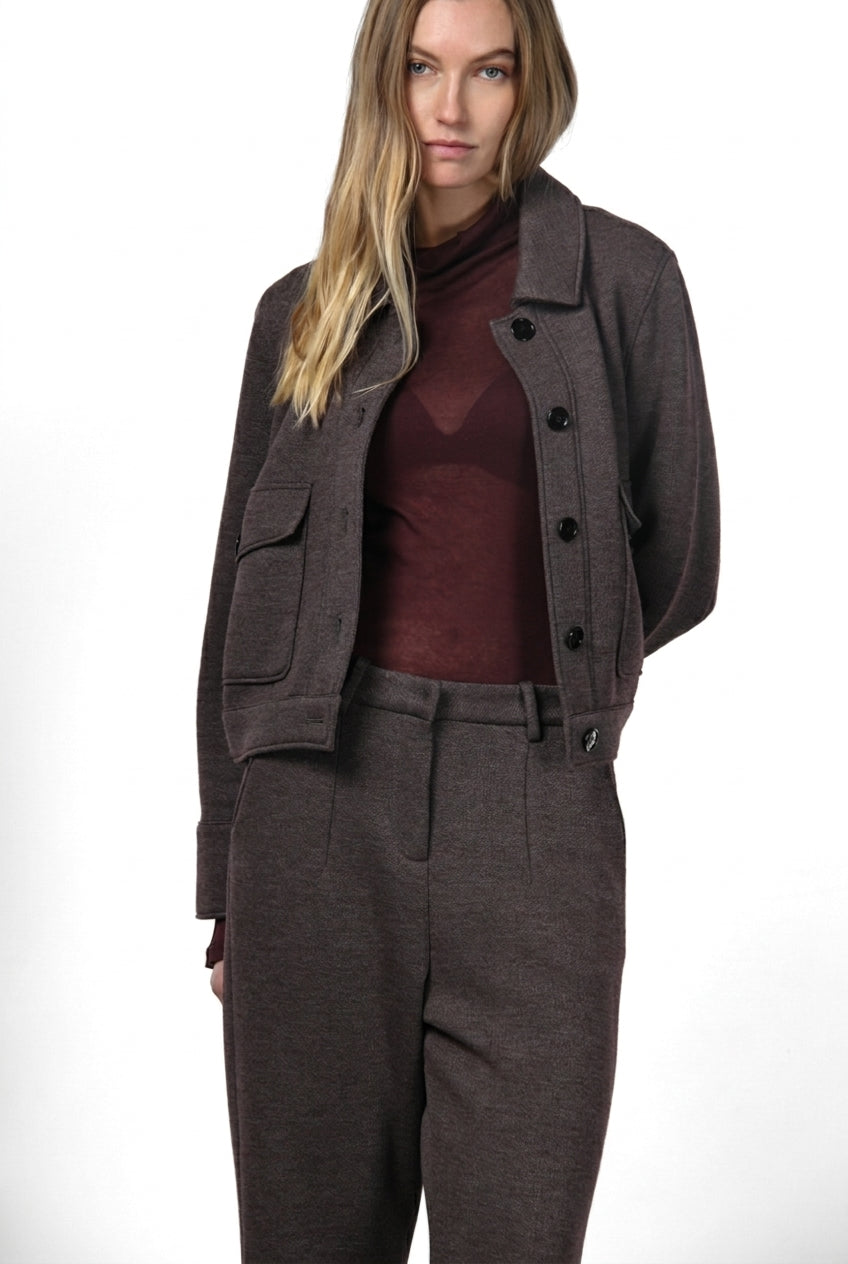 Odette giacca donna in jersey doppio