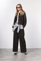 Odette giacca donna in velluto 500 righe