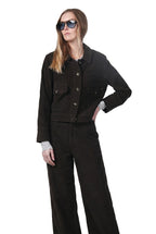 Odette giacca donna in velluto 500 righe