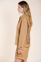 Irma Pockets giacca donna in panama fiammata