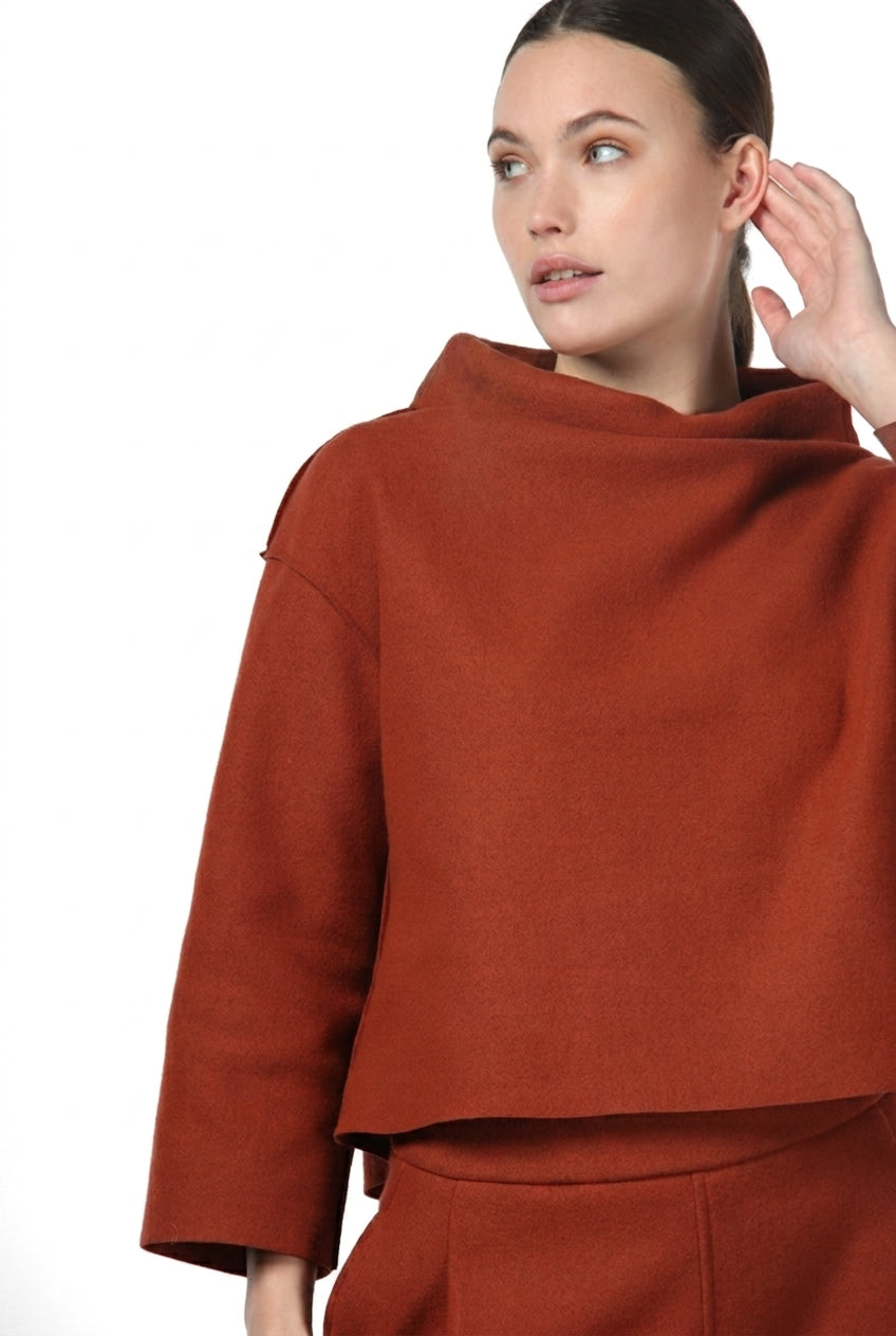 Nathi Damen-Sweatshirt aus Wolltuch