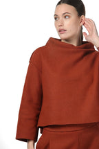 Nathi Damen-Sweatshirt aus Wolltuch