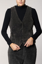 Ellen Damenweste aus Breitcord