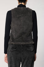 Ellen Damenweste aus Breitcord