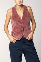 Ellen Damenweste aus Breitcord