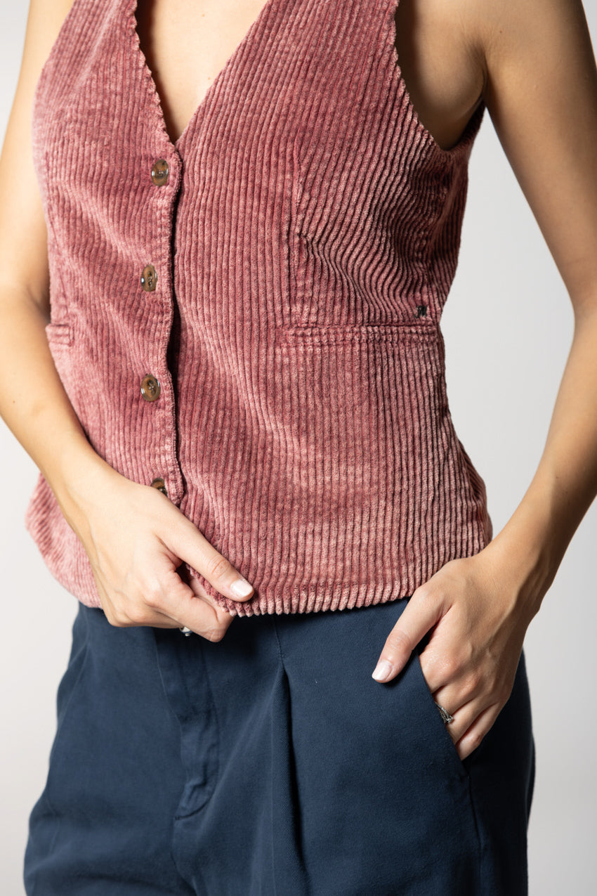 Ellen Damenweste aus Breitcord