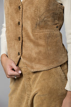 Ellen Damenweste aus Breitcord