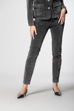 Jaqueline Archivio Damen-Chinohose aus 1000-Rippen-Samt Slim Fit