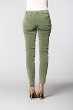 Jaqueline Archivio Damen-Chinohose aus 1000-Rippen-Samt Slim Fit