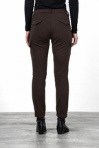 Chile City women’s cargo pants in technical jersey with slim fit

