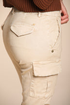 Chile City Damen-Cargohose aus Satin Slim Fit