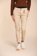 Chile City Damen-Cargohose aus Satin Slim Fit