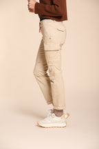 Chile City Damen-Cargohose aus Satin Slim Fit