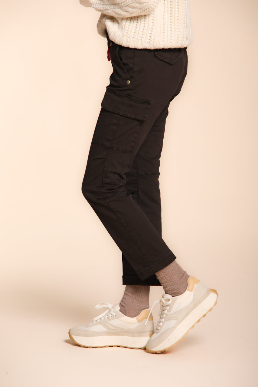 Chile City Damen-Cargohose aus Satin Slim Fit