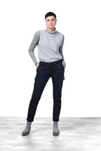 Chile City women’s cargo pants in satin with slim fit