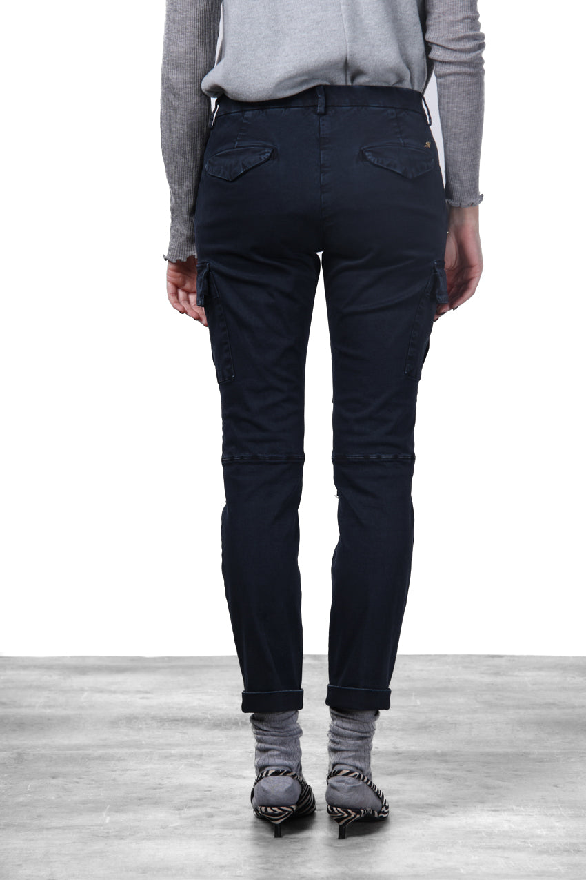 Chile City women’s cargo pants in satin with slim fit