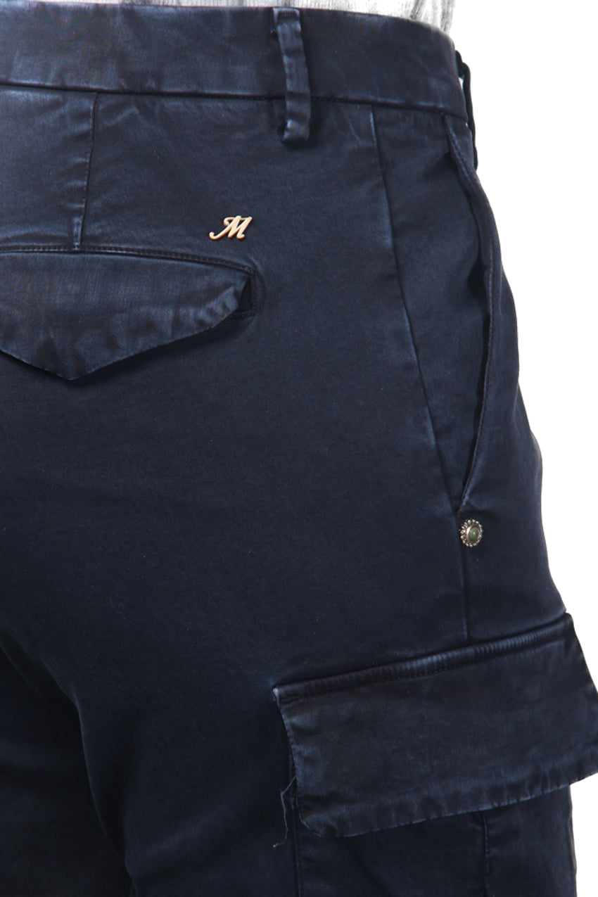 Chile City women’s cargo pants in satin with slim fit