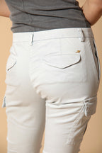 Chile City Damen Cargo-Hose aus Gabardine Slim Fit