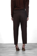 New York O Shape pantalone chino donna in jersey tecnico carrot fit