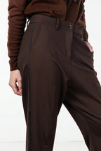 New York O Shape pantalone chino donna in jersey tecnico carrot fit