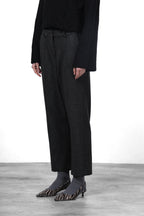 New York O Shape pantalone chino donna in jersey flanella carrot fit