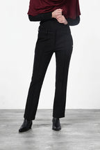 Kik pantalone chino donna in jersey tecnico slim fit